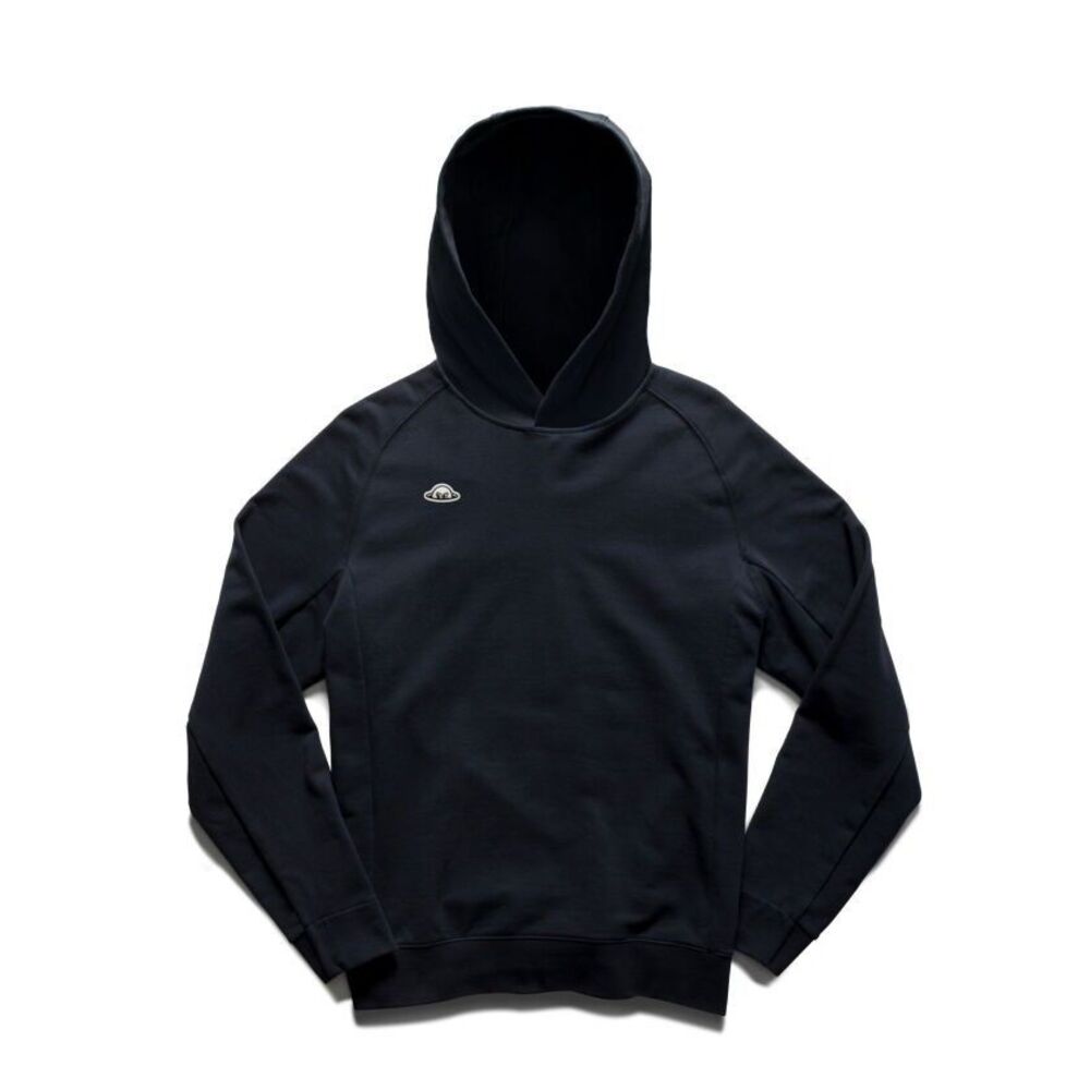 RADMOR Higgins 2.0 Hoodie Mens L Blue Graphite Pima Cotton Golf Pullover